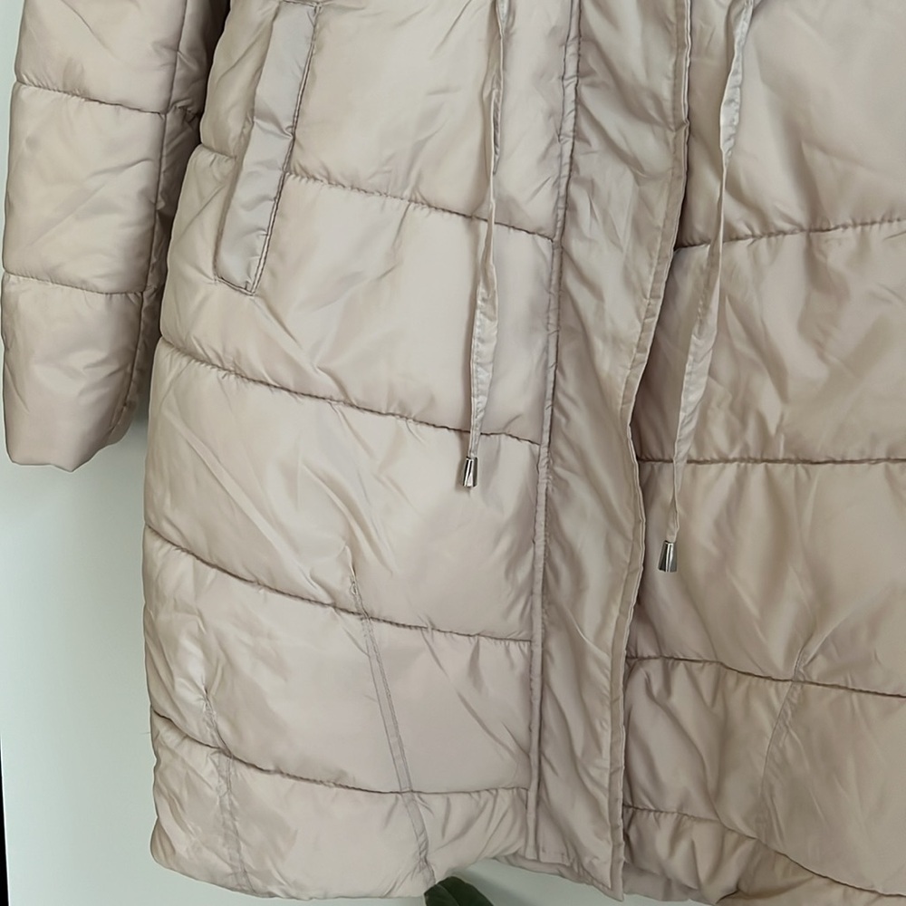 NWT Sun Miss Collection Ladies Faux Fur Trimmed Hooded PufferJacket - Picture 4 of 7